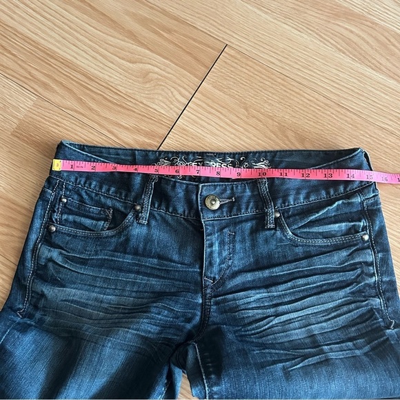 Express Stella Dark Wash Skinny Low Rise Jeans Women’s 2r - Picture 8 of 11
